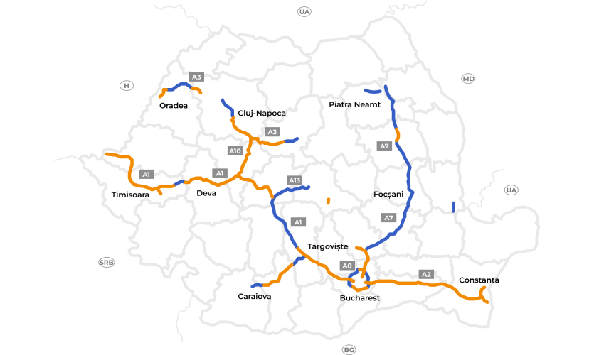 route tolls map