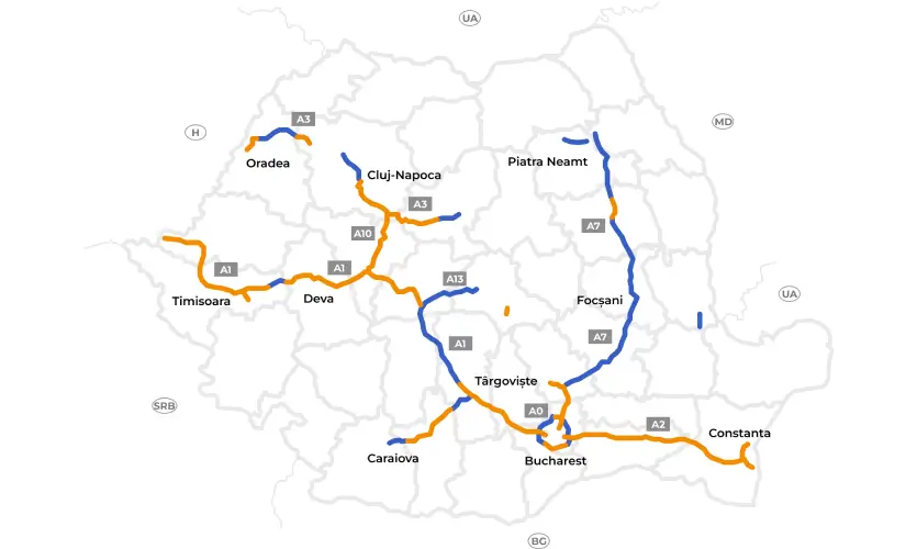route tolls map